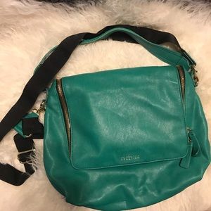Kenneth Reaction Leather Turquoise Purse